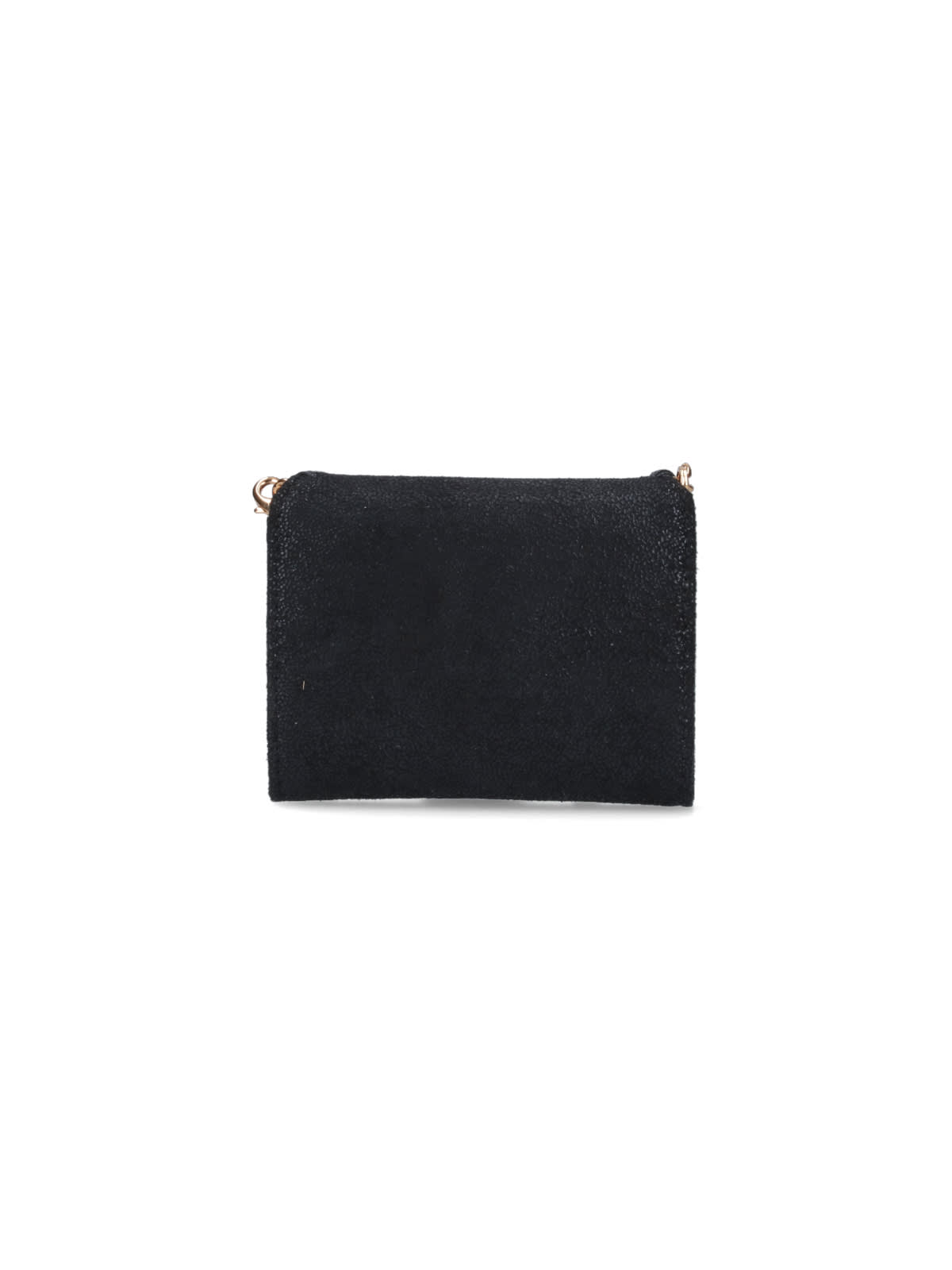 Shop Stella Mccartney Falabella Crossbody Wallet In Black
