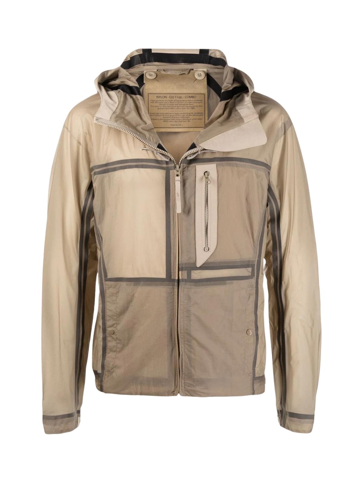 Ten C Windbreaker Jacket In Multi