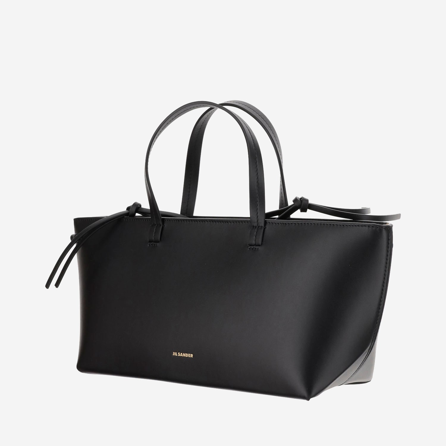 Shop Jil Sander Small Bateau Tote Bag In Black