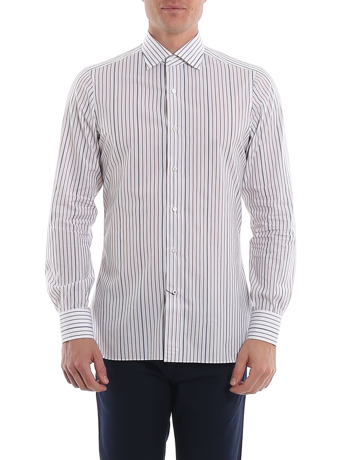 ISAIA SHIRT FANO MIX,11271129