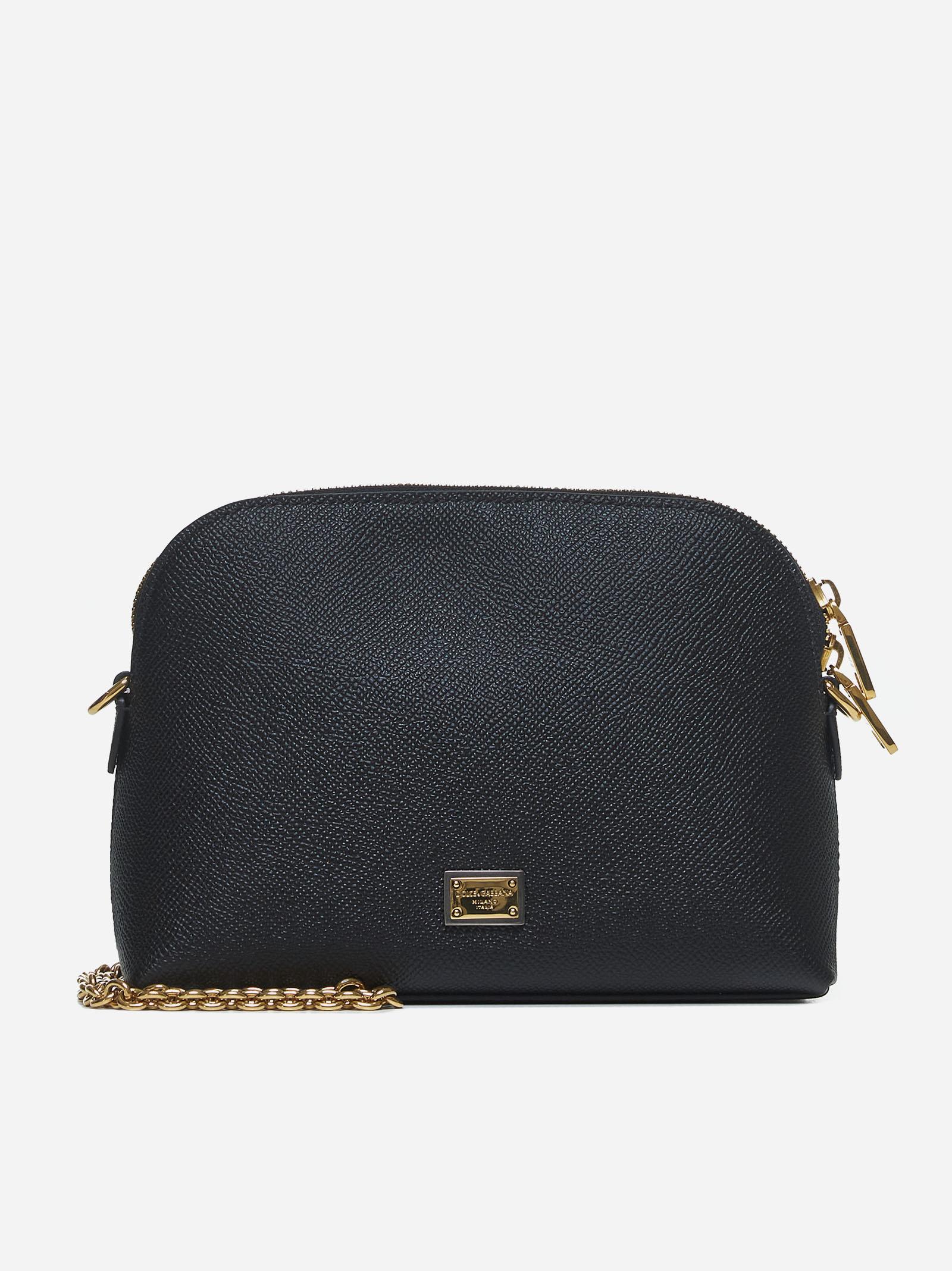 Black Mini Bag With Shoulder Strap