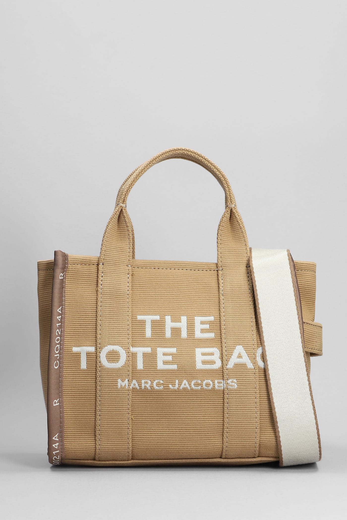 Shop Marc Jacobs Tote In Camel Canvas