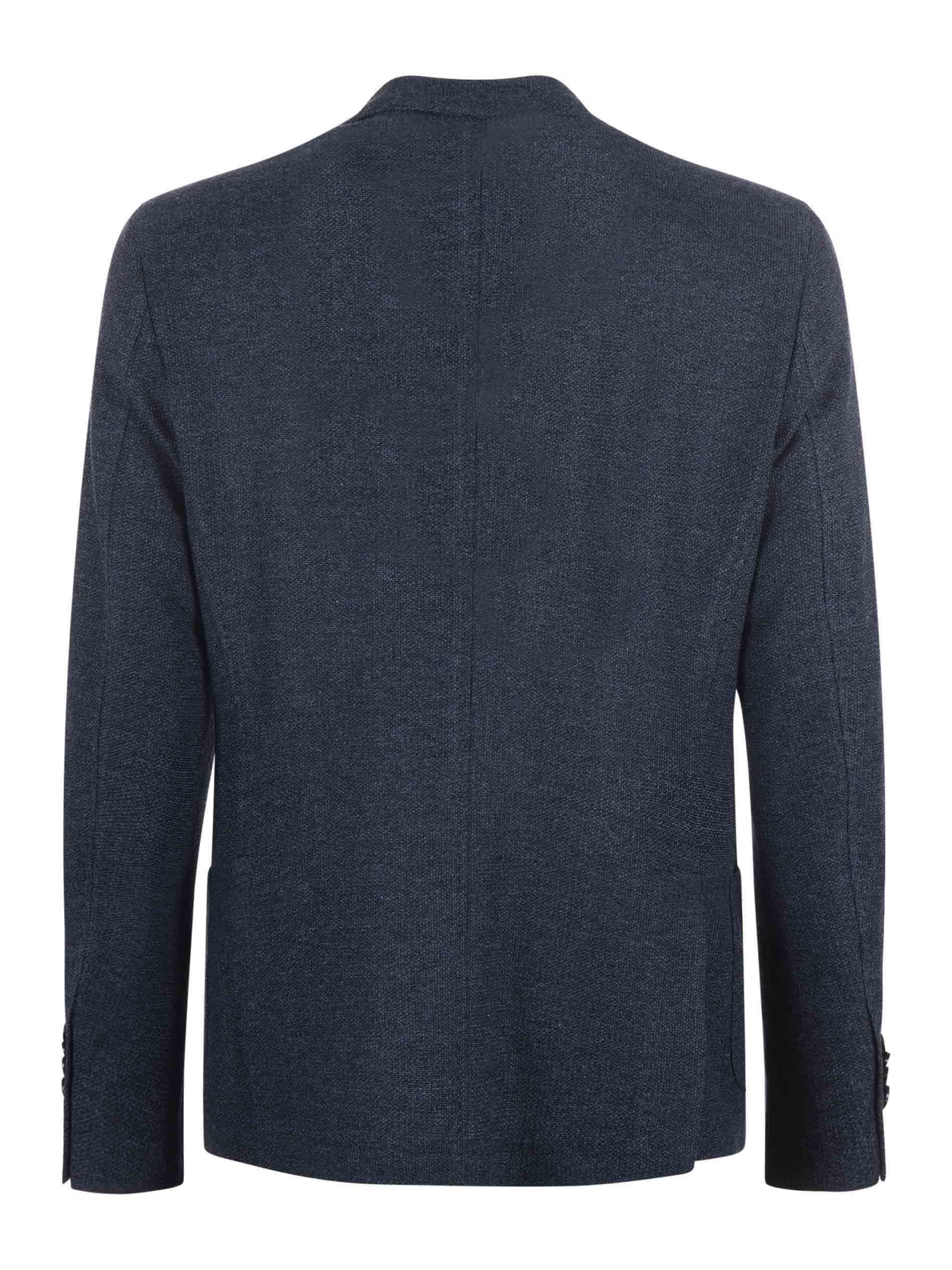 Shop Paoloni Jacket In Blue