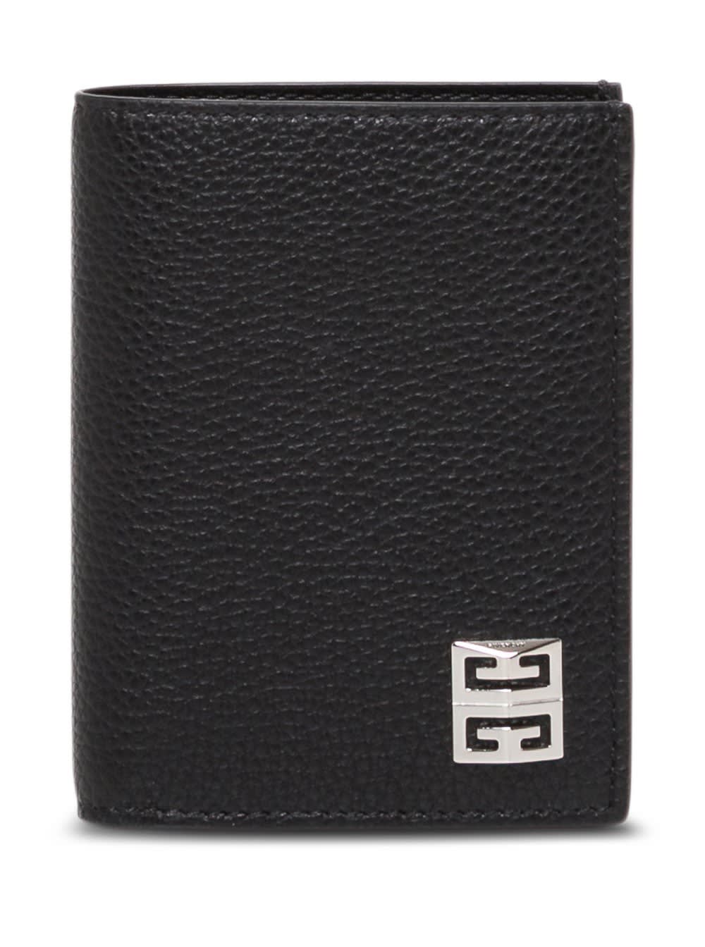 Givenchy Black Leather Card Holder With Logo
