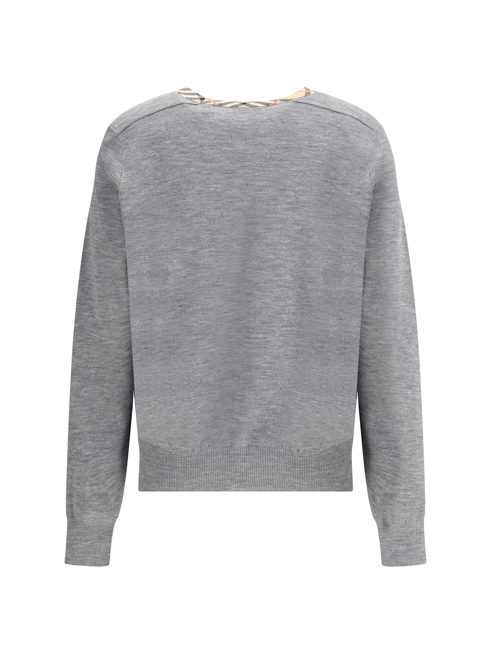 Burberry Women Knit Roundneck In Gray