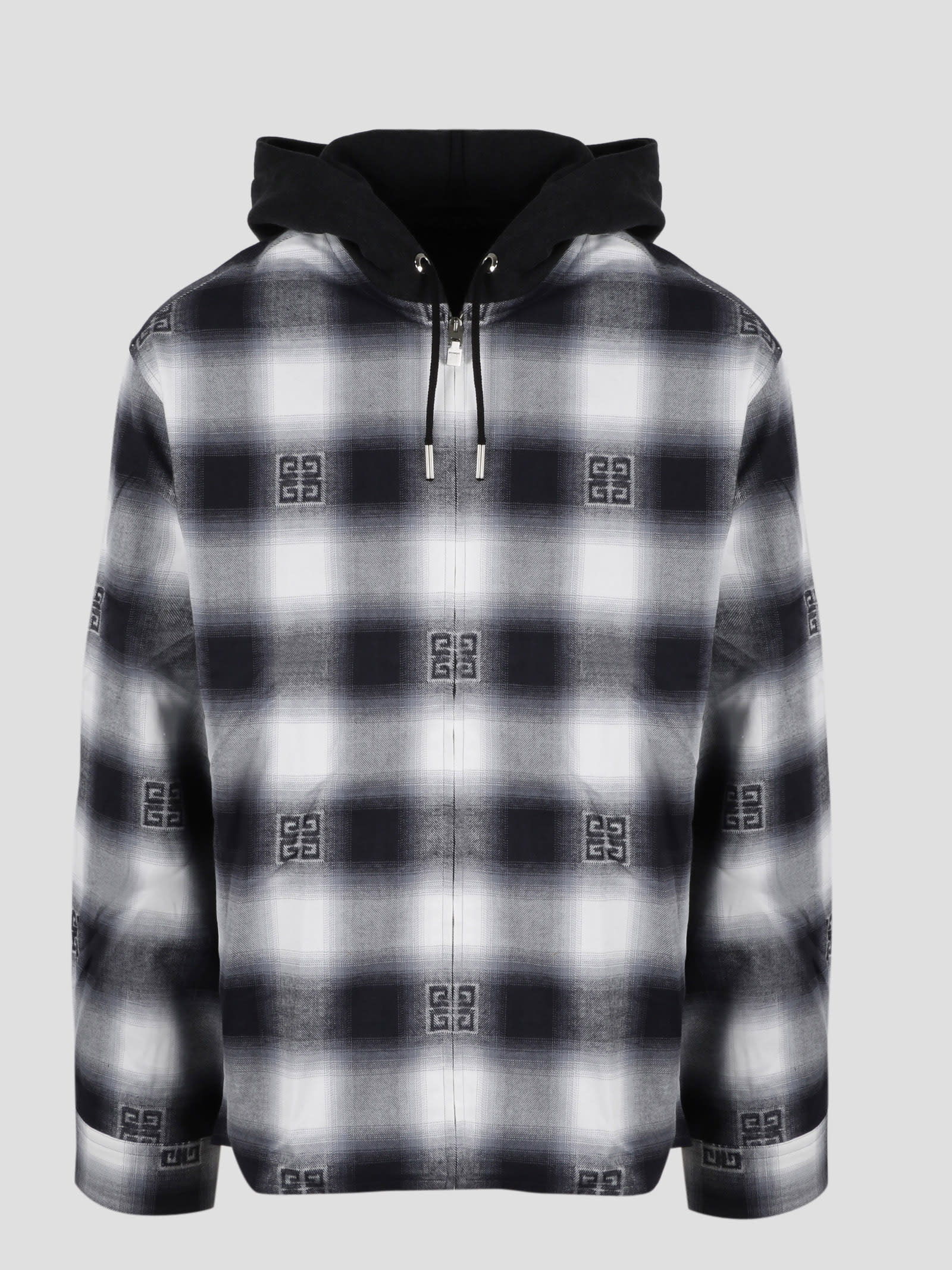GIVENCHY 4G CHECKED FLANNEL SHIRT