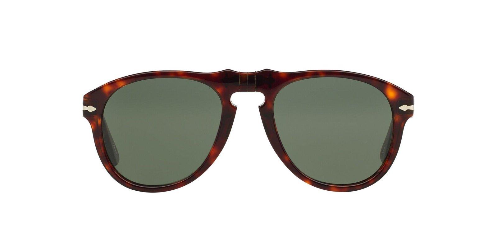 Shop Persol Oval Frame Sunglasses In 24/31