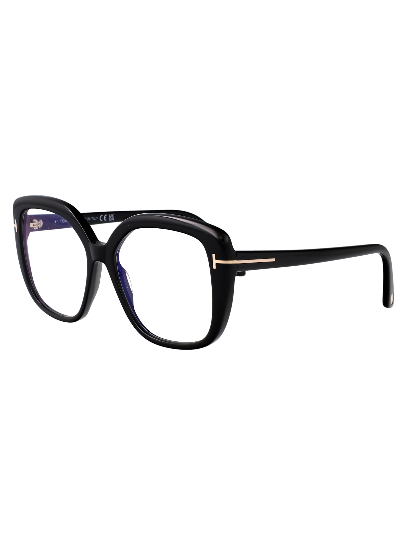 Shop Tom Ford Ft6043-b Glasses In Nero Lucido