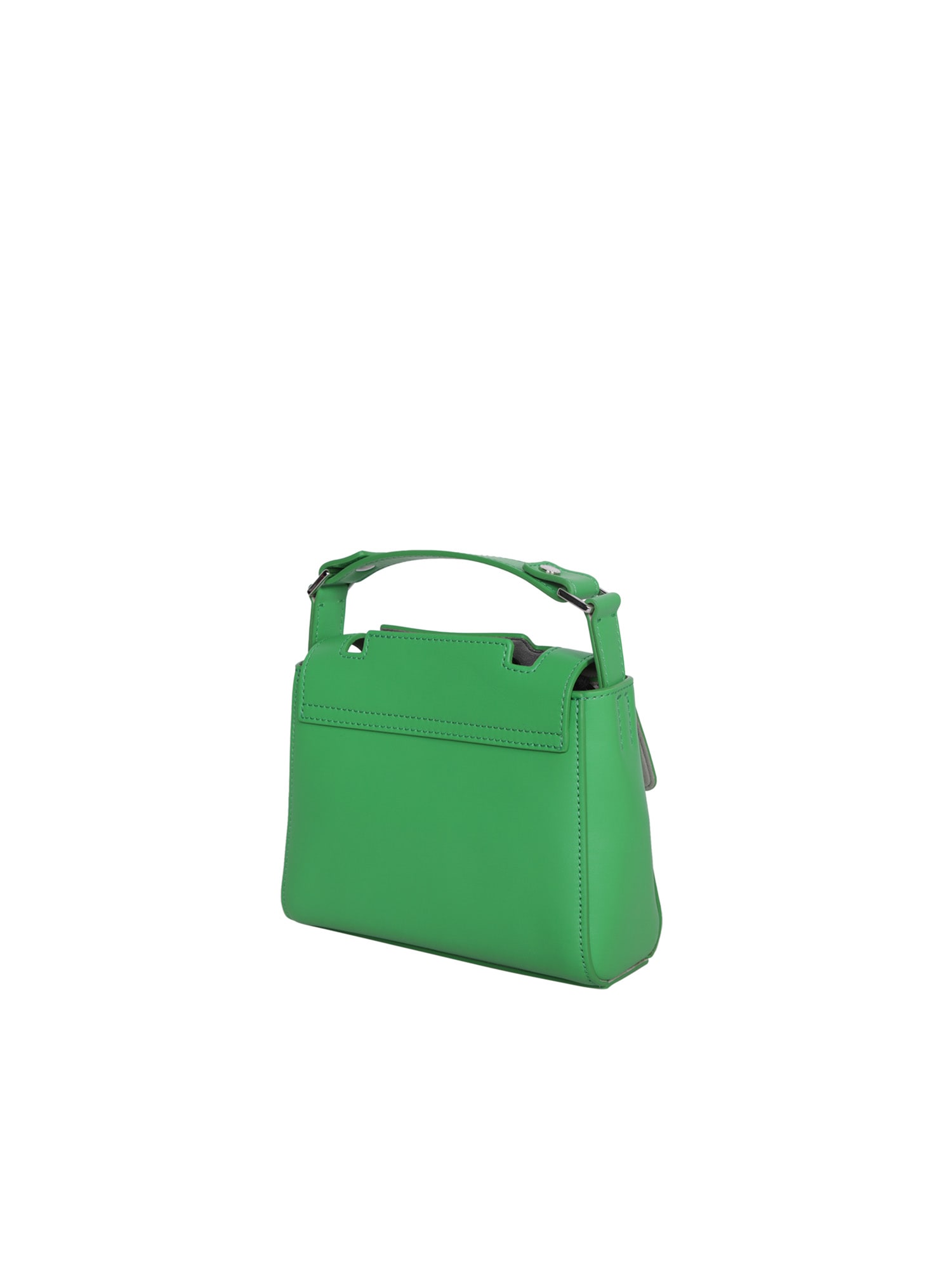 Shop Orciani Sveva Liberty Mini Green Bag