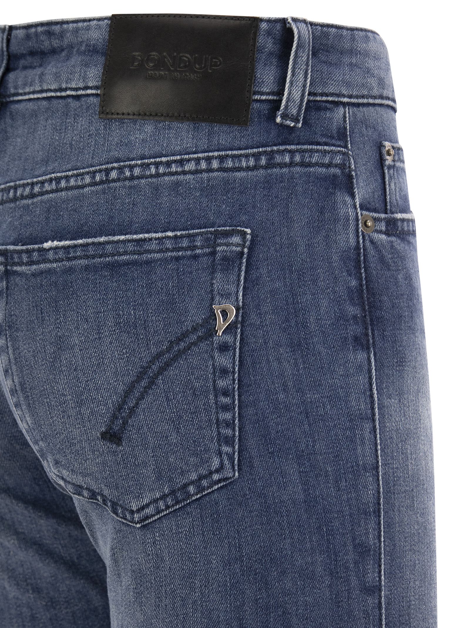 Shop Dondup Rose - Five-pocket Jeans In Denim Blue
