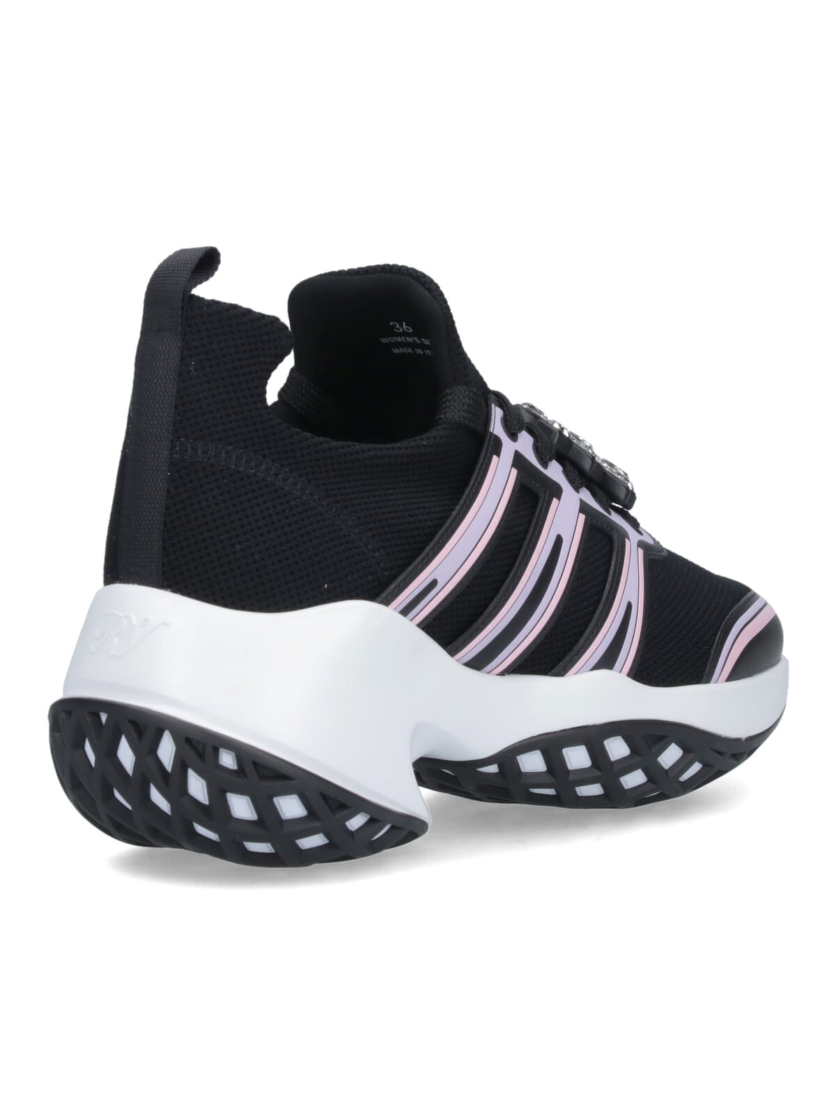 Roger Vivier Viv Run Sneakers In Black