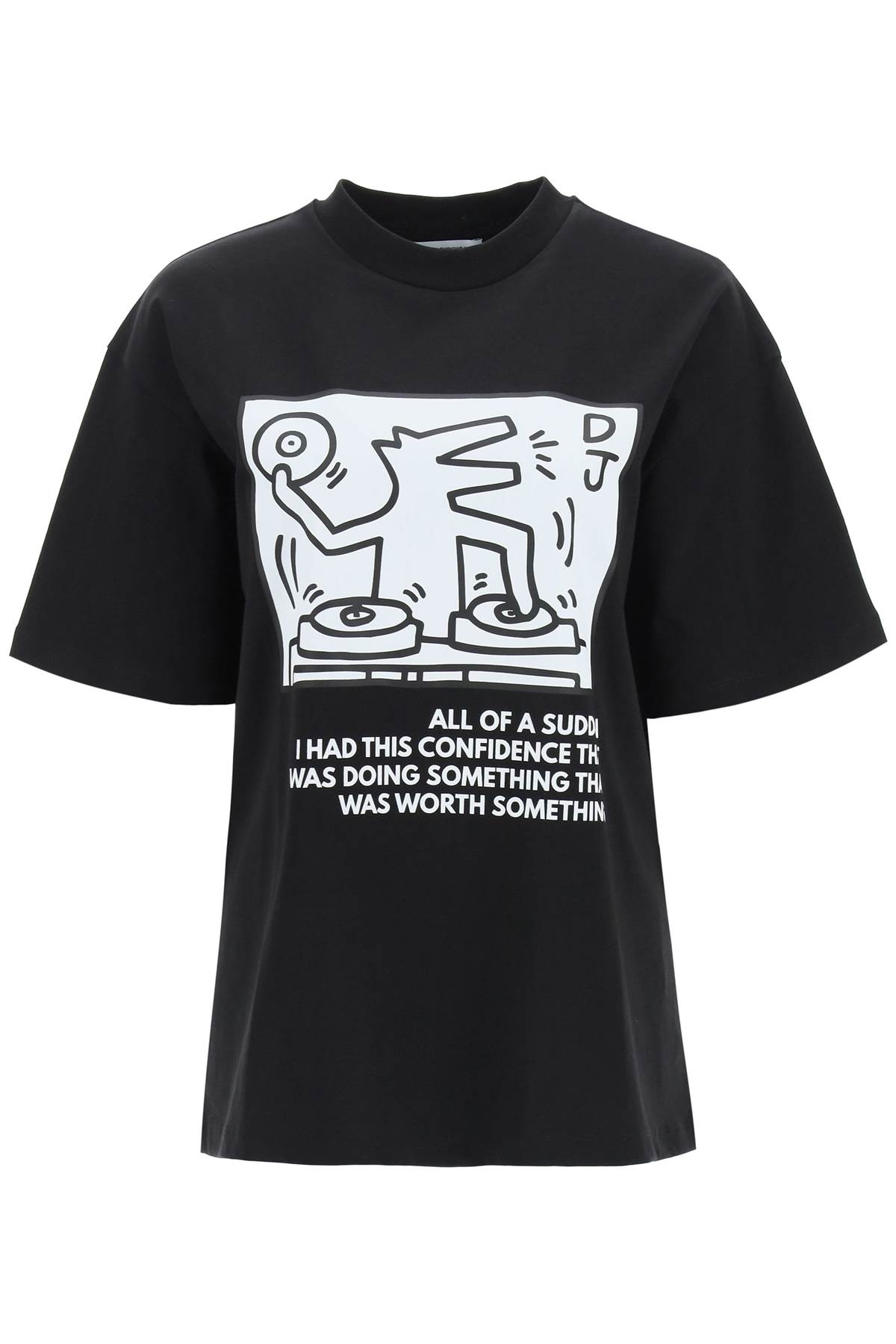 Honey Fucking Dijon Keith Haring Printed T-shirt