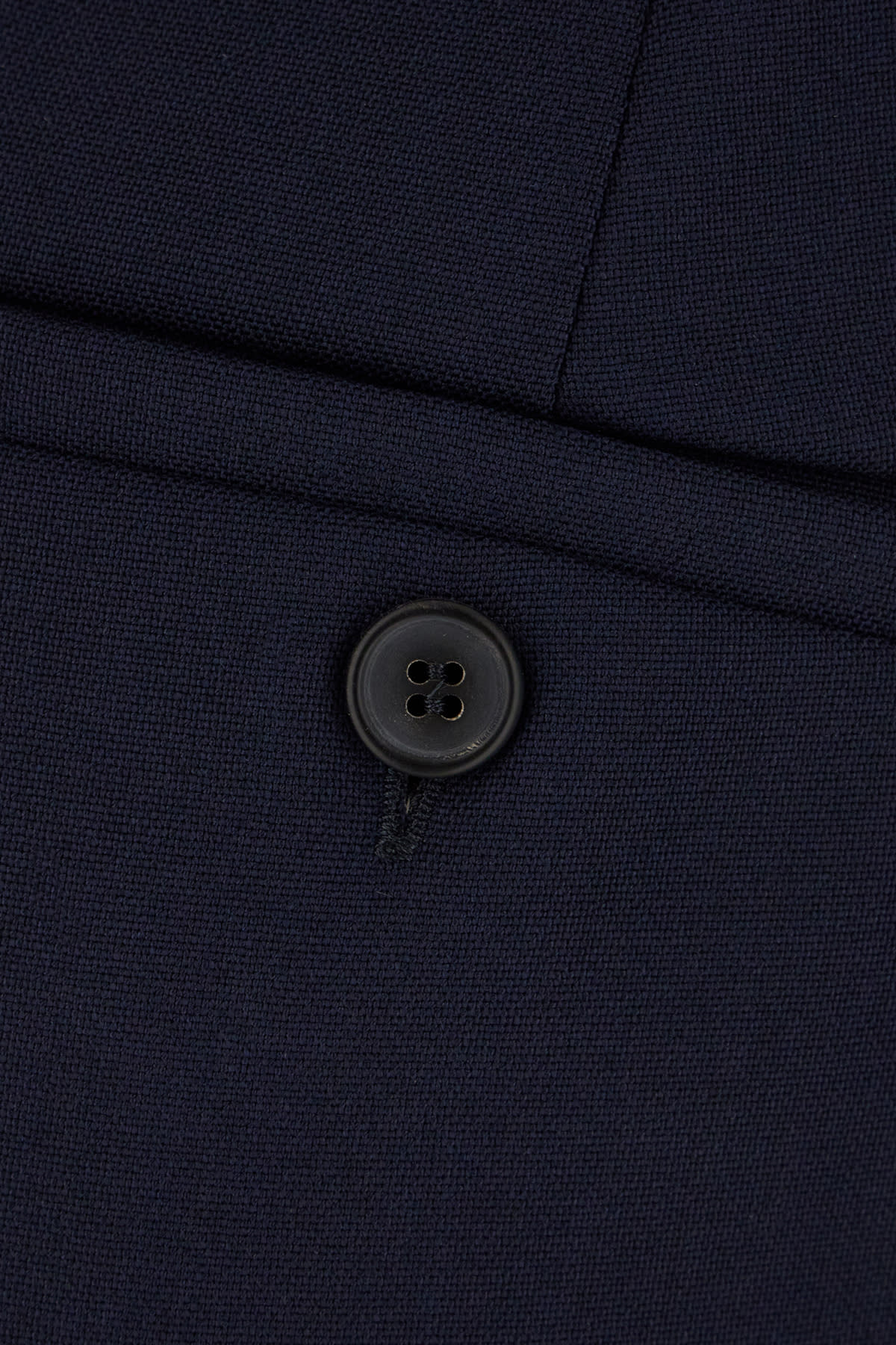 MAX MARA MIDNIGHT BLUE WOOL BLEND PANTS