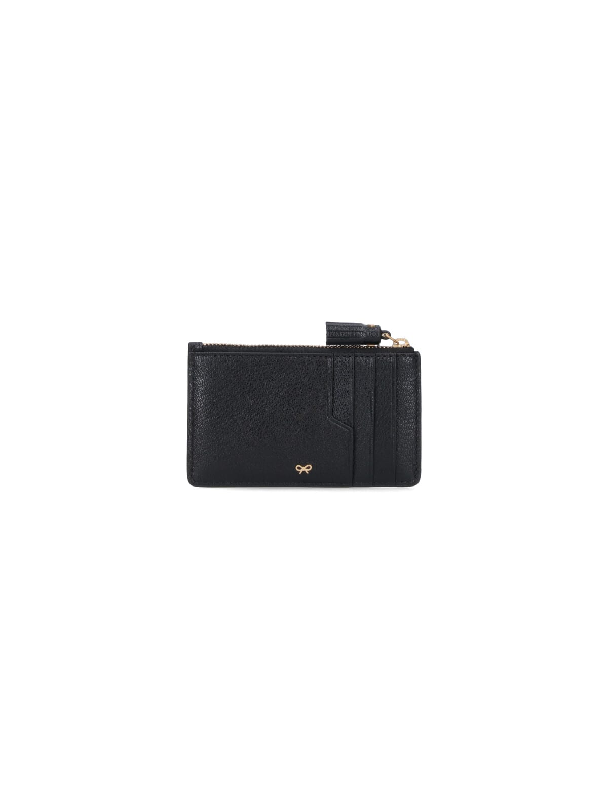 Anya Hindmarch Women Black Leather Eyes Card Holder