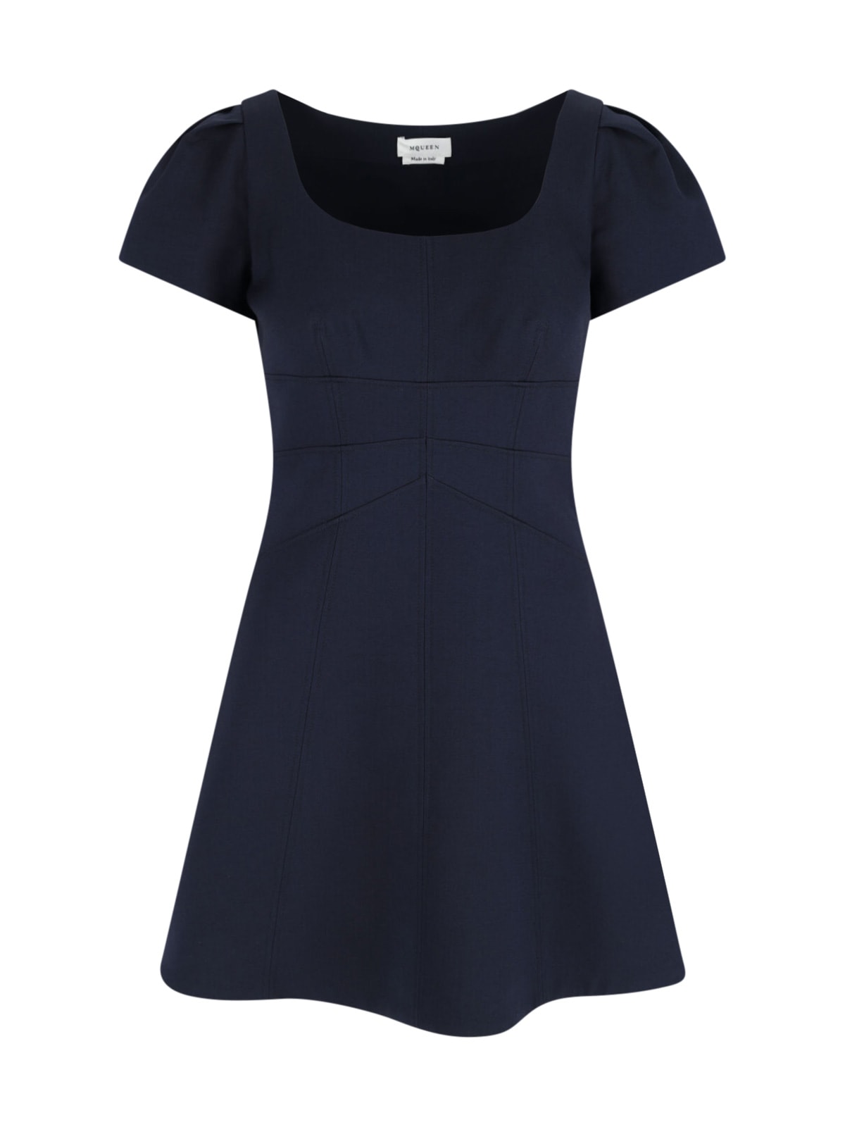 Wool And Silk Mini Dress