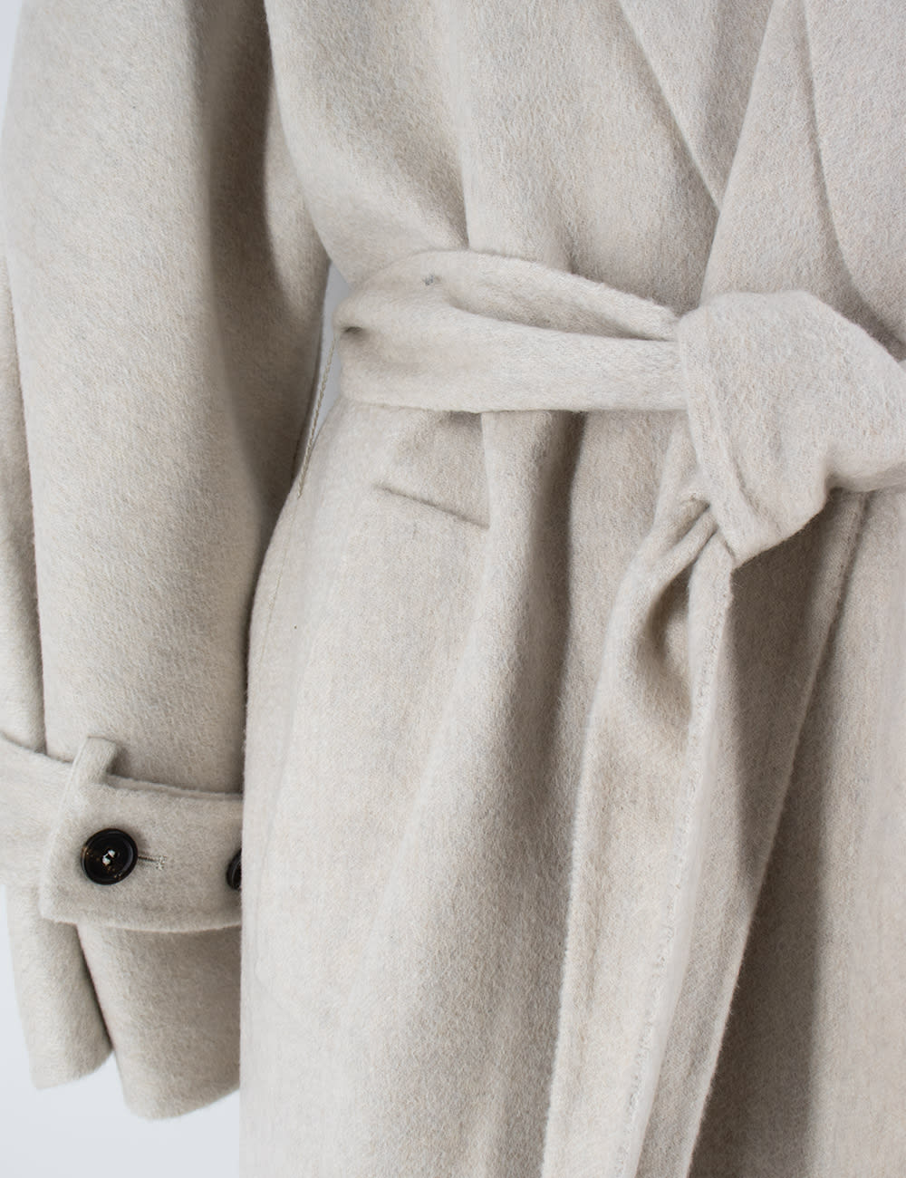 Shop Brunello Cucinelli Coat In Marmo