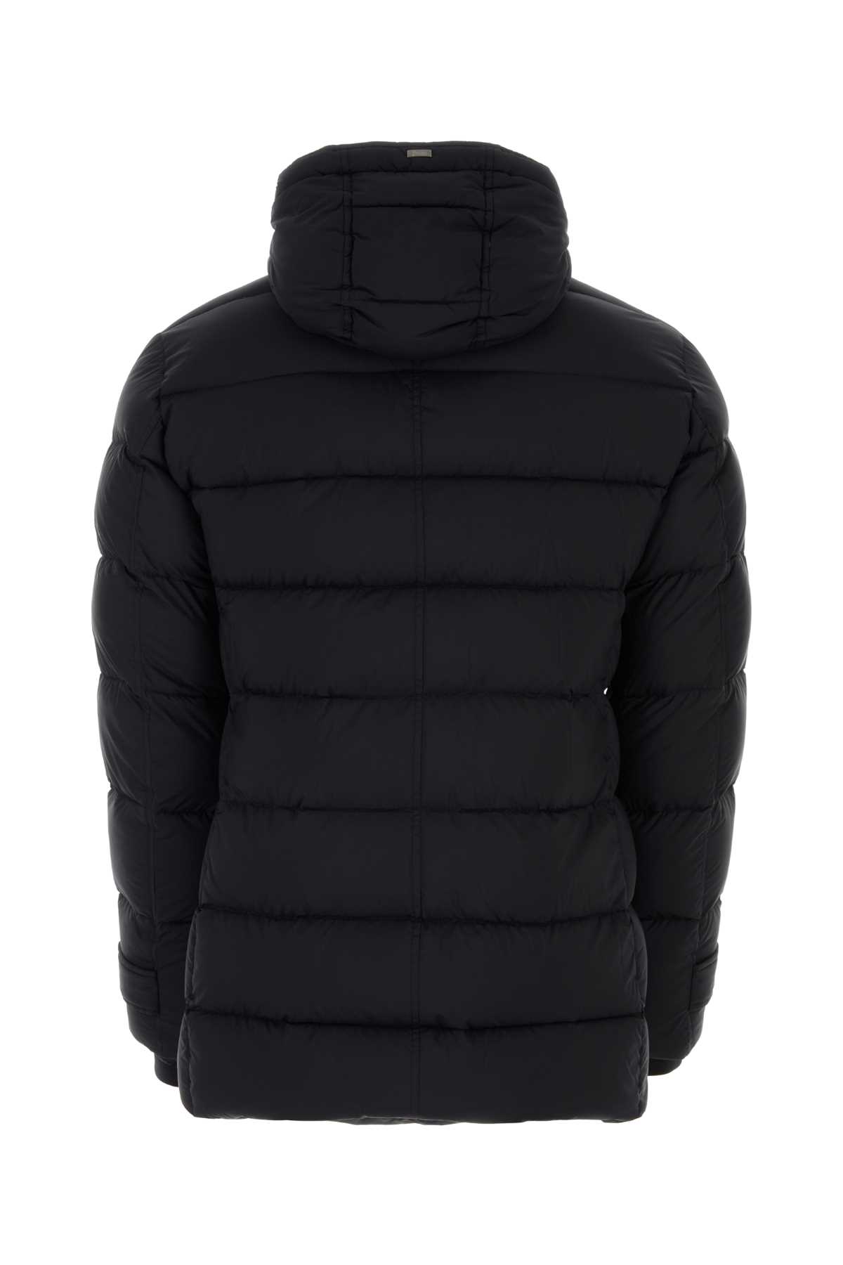 Herno Legend Man Puffer Midnight Blue Size 34 Polyamide In Nero