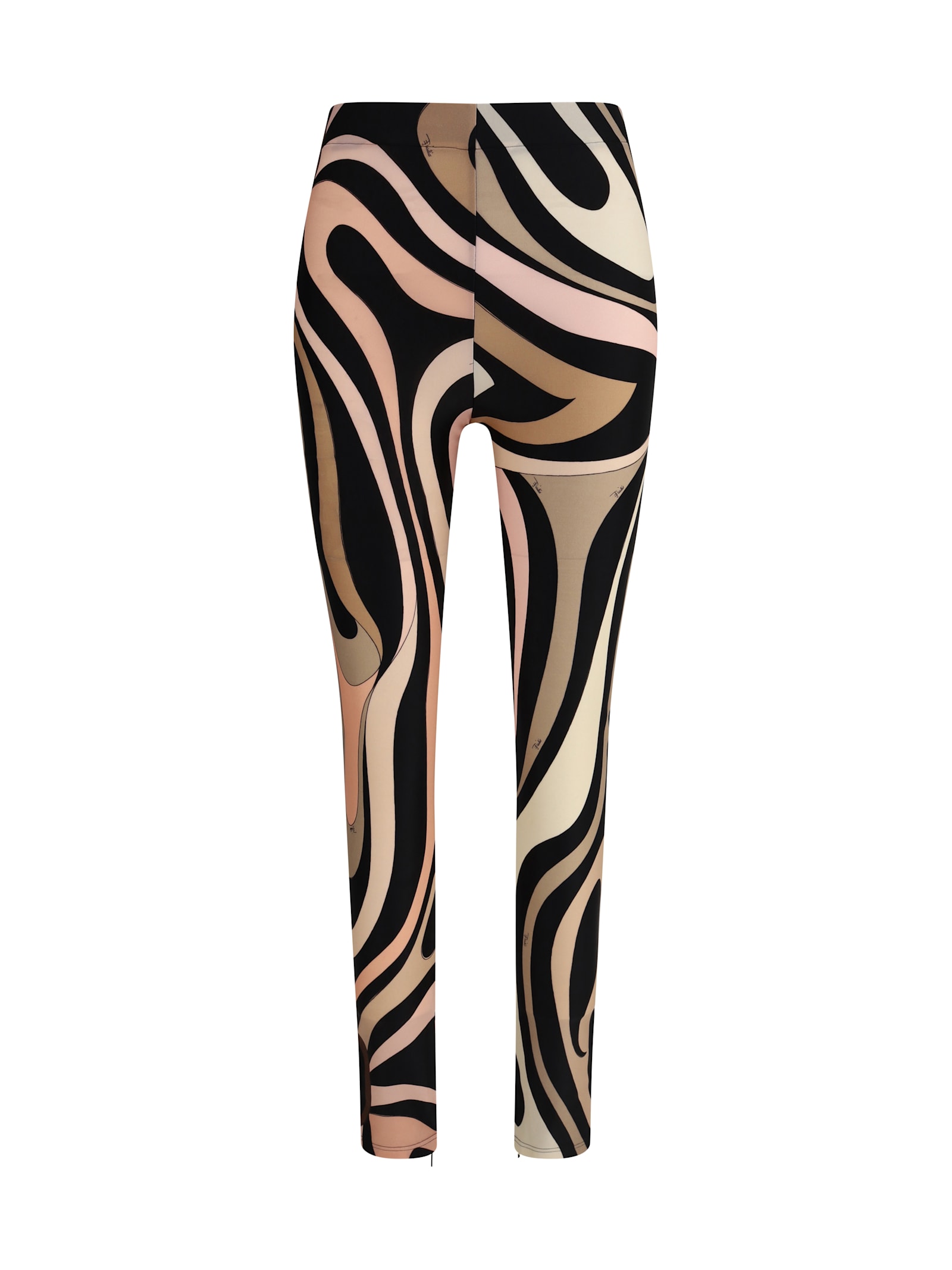 Pucci High-waisted Stretch Fit Abstract Pattern Leggings