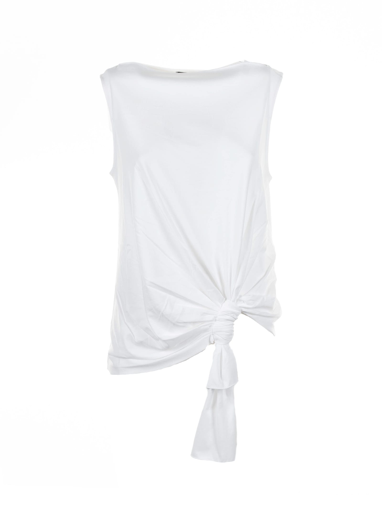 Sleeveless Top In Cotton