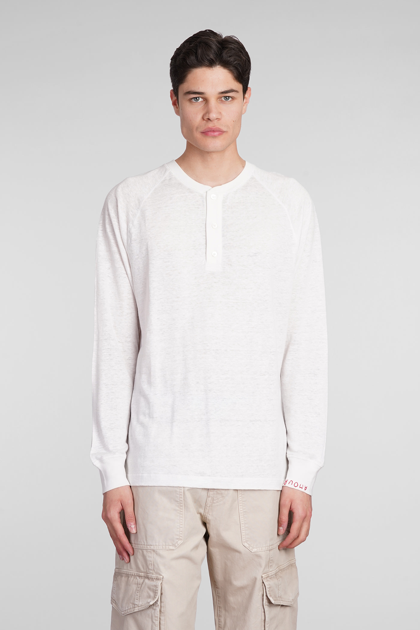 Shop Golden Goose Ludovico T-shirt In White Cotton
