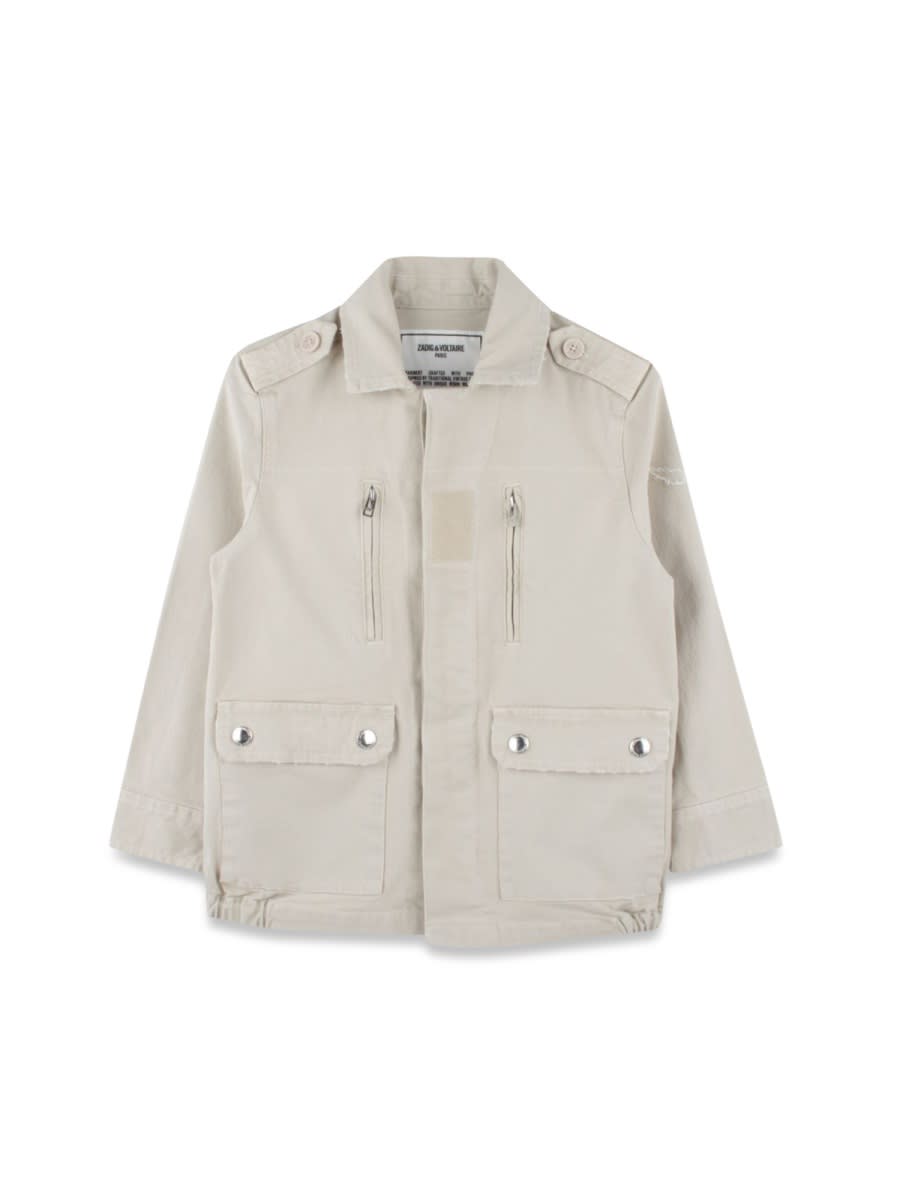 Shop Zadig & Voltaire Jacket In Beige