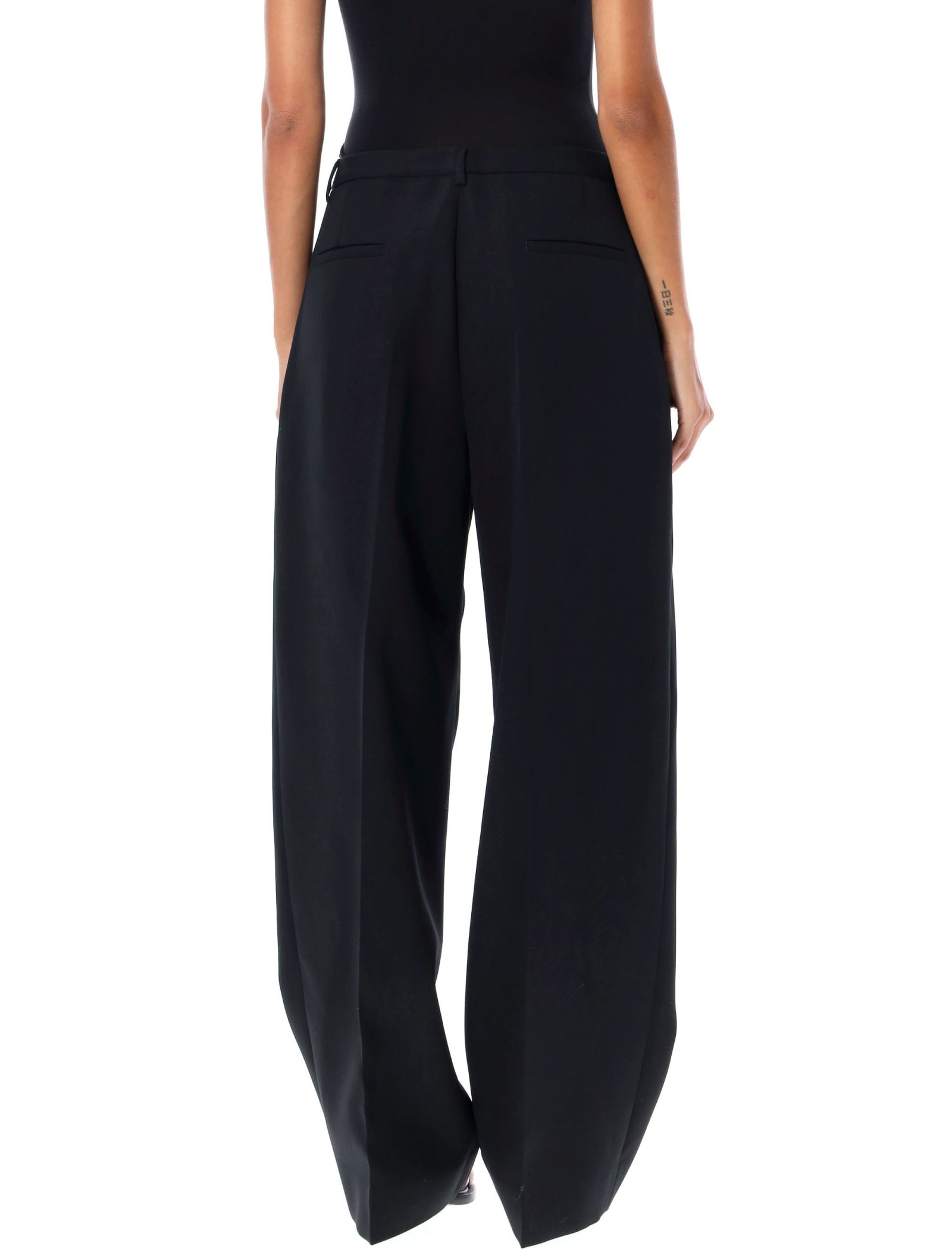 Jil Sander Wide Pant In Black