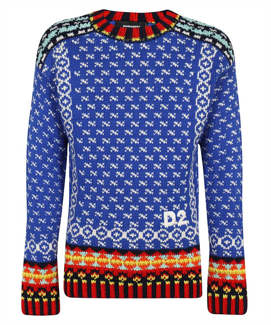 DSQUARED2 MOUNT LOGAN WOOL PULLOVER