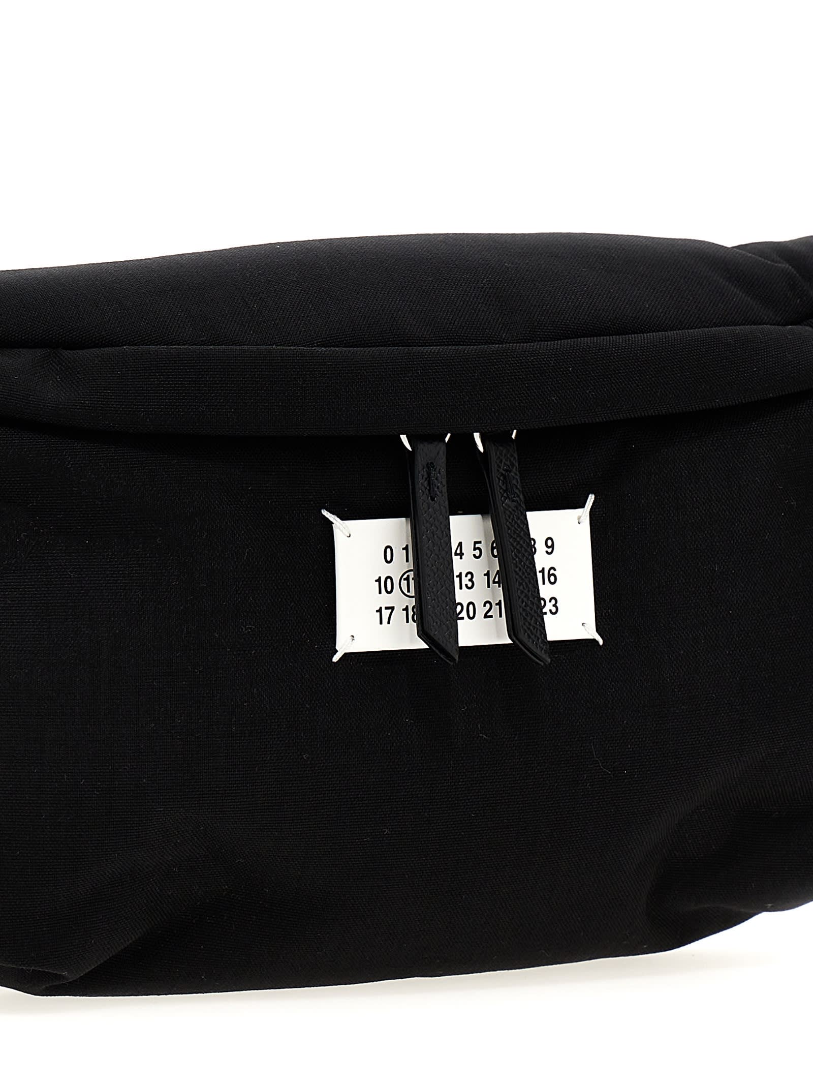 Shop Maison Margiela Glam Slam Belt Bag Fanny Pack In Black