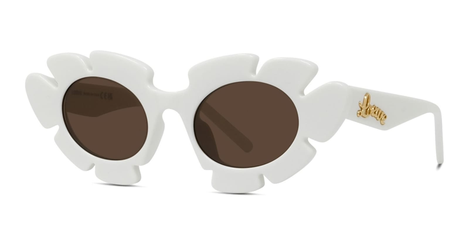 Shop Loewe Lw40088u - White Sunglasses