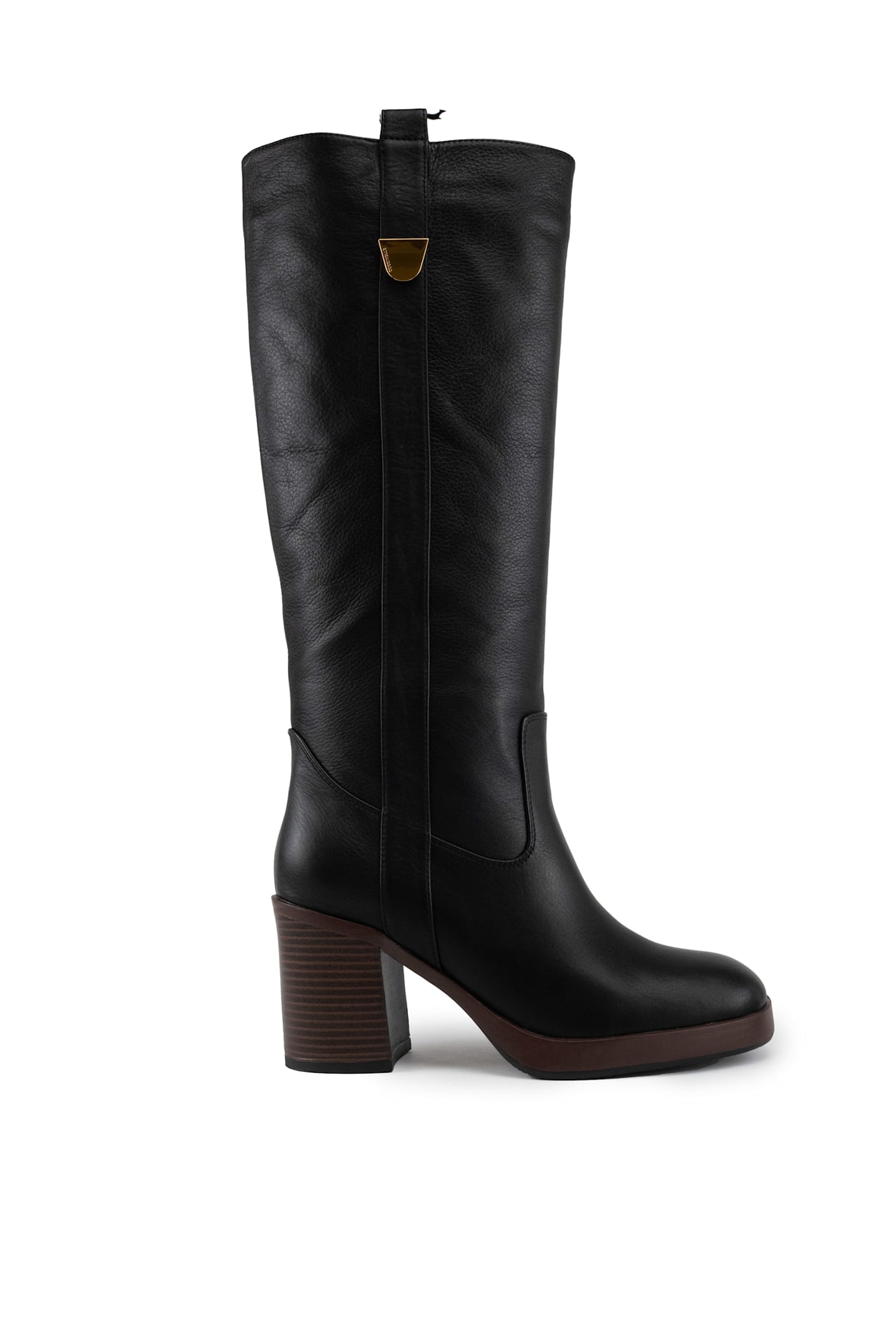 Shop Coccinelle Oliver Soft Vintage Leather Boot In Noir