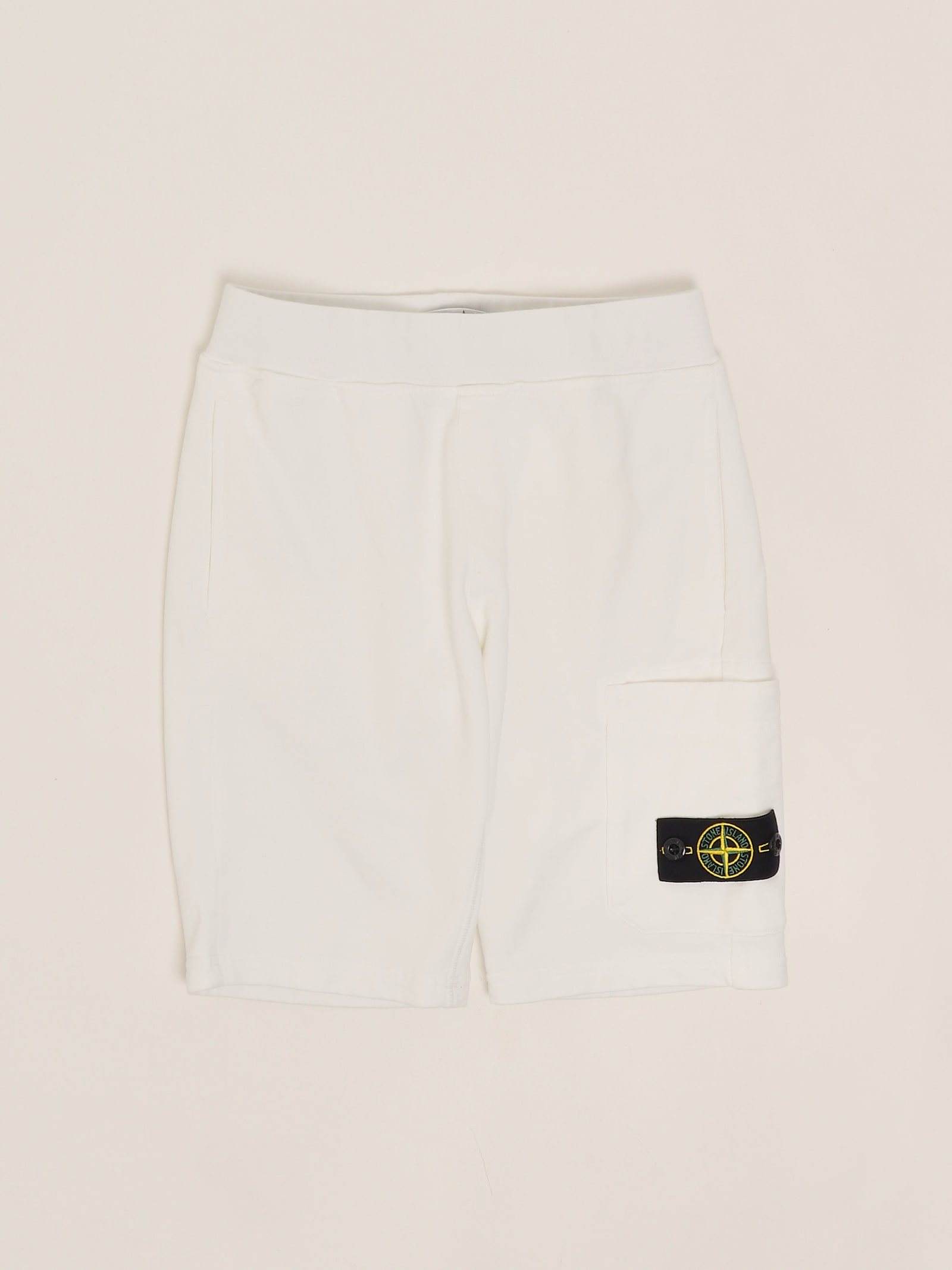 Stone Island Shorts Sweatpants In White