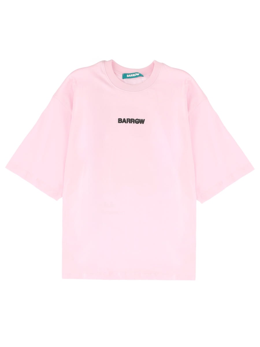Barrow T-shirt With Print In Pink