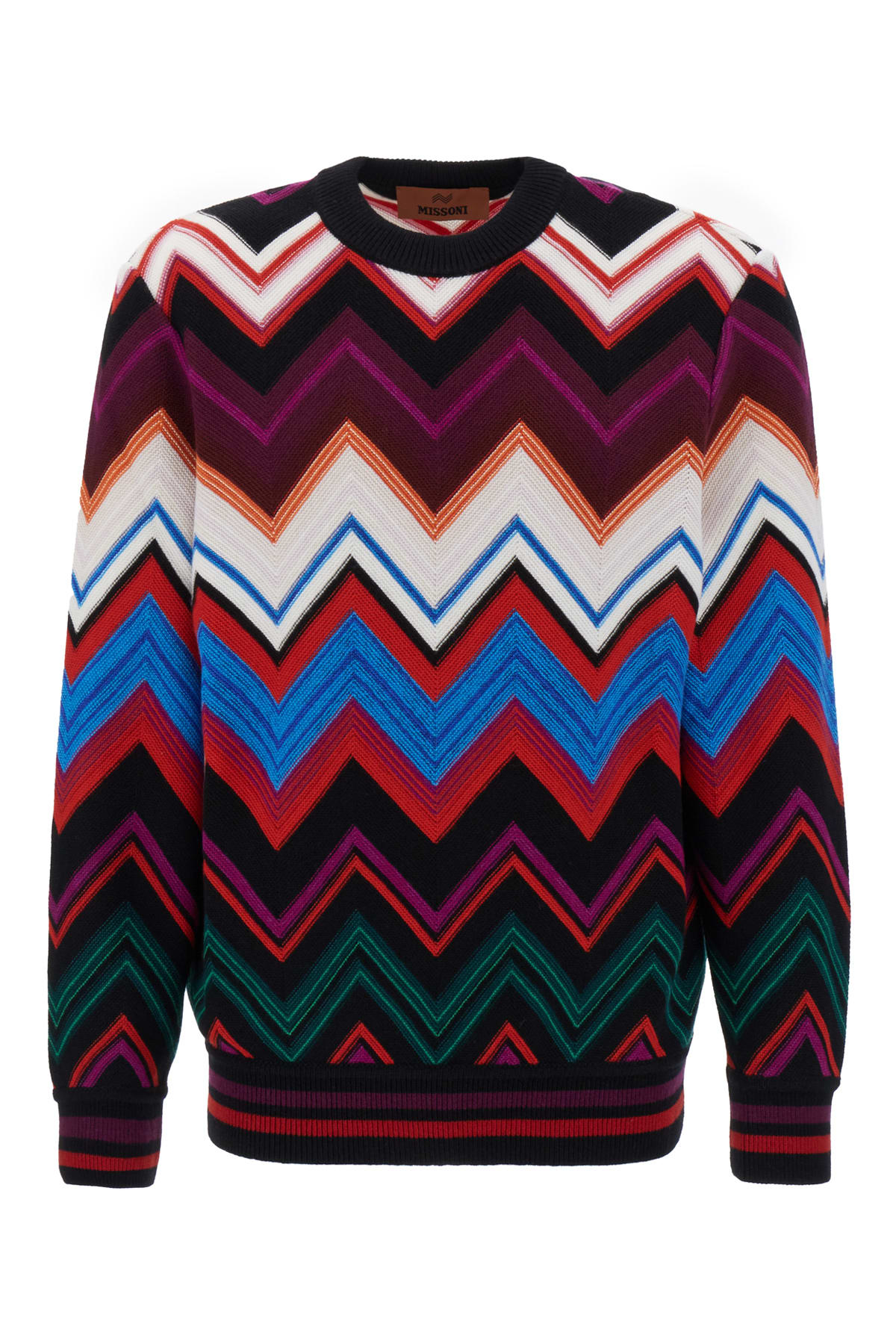 Shop Missoni Multicolor Wool Blend Sweater In Sm8wr