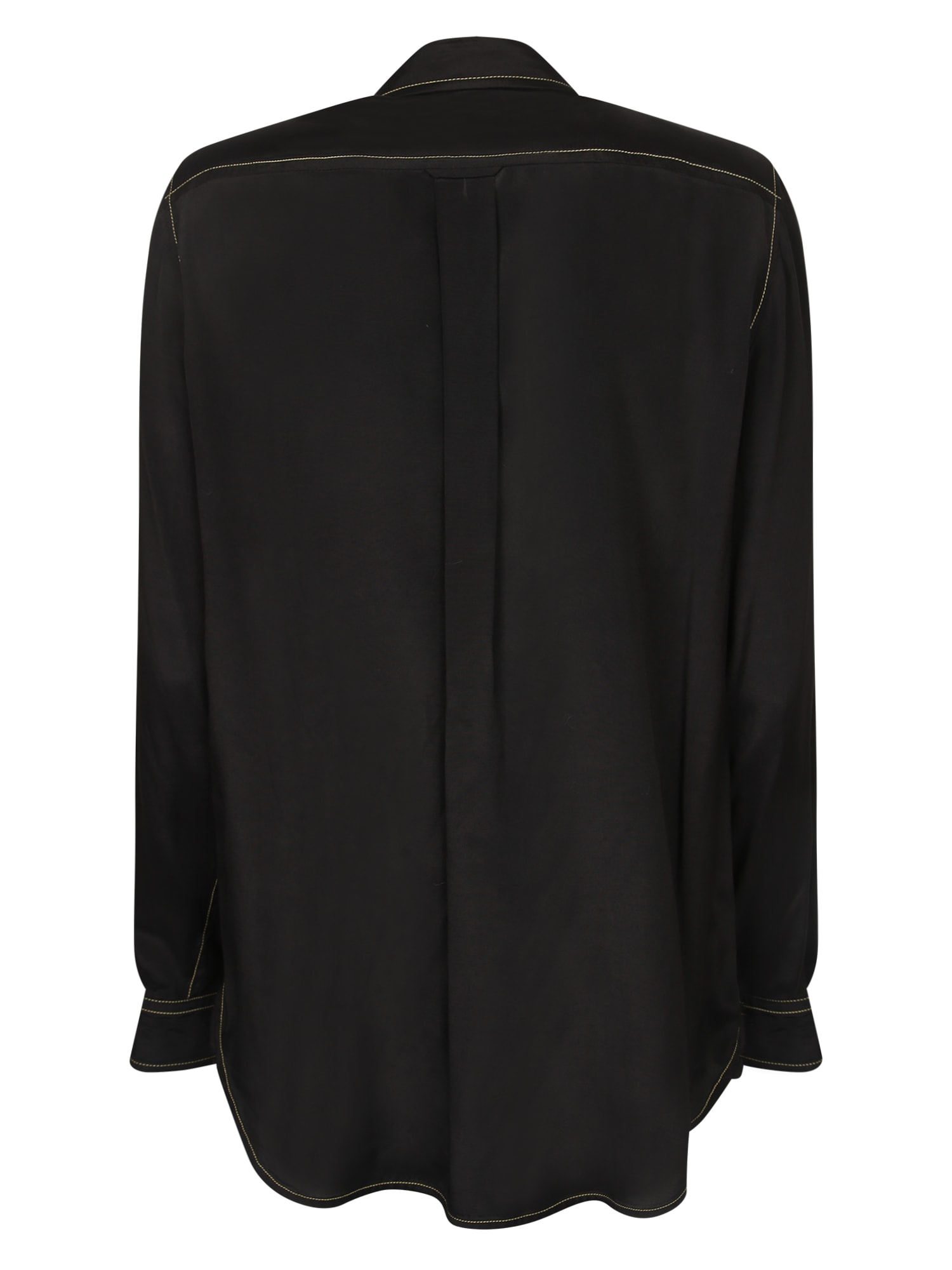 Shop Burberry Chain-detail Shirt In Black