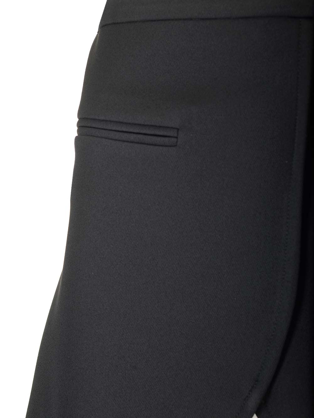 Shop Courrèges Ellipse Mini Skirt In Black Twill