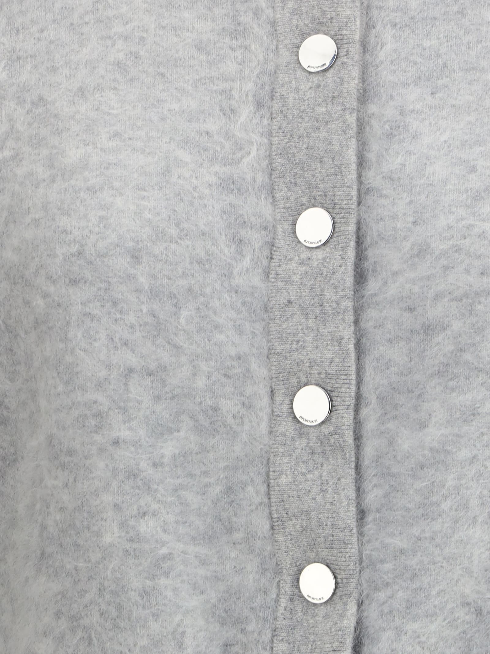 Sportmax Ercole Cashmere Cardigan In Gray