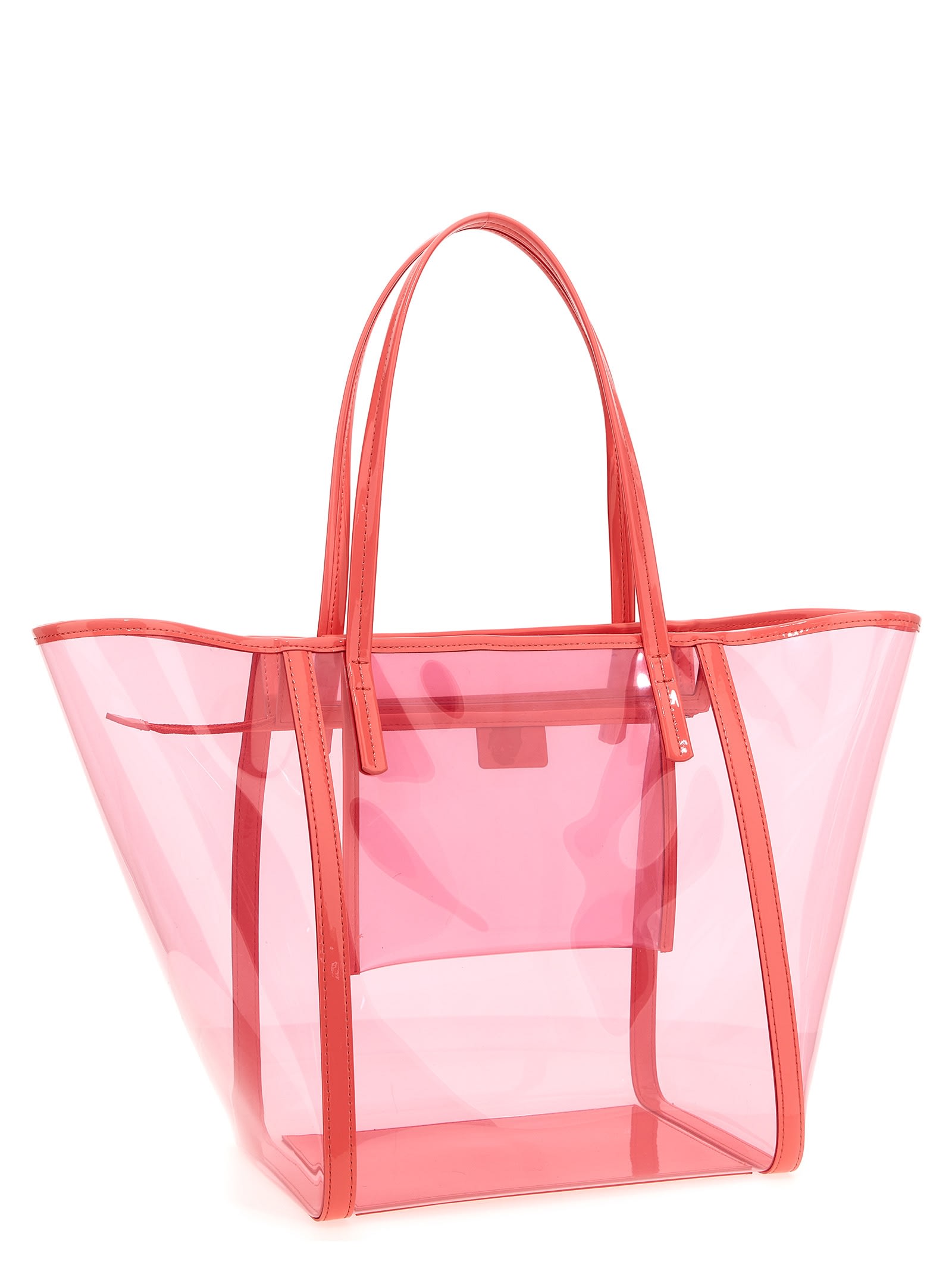 Shop By Far Shopping Club Tote In Pink