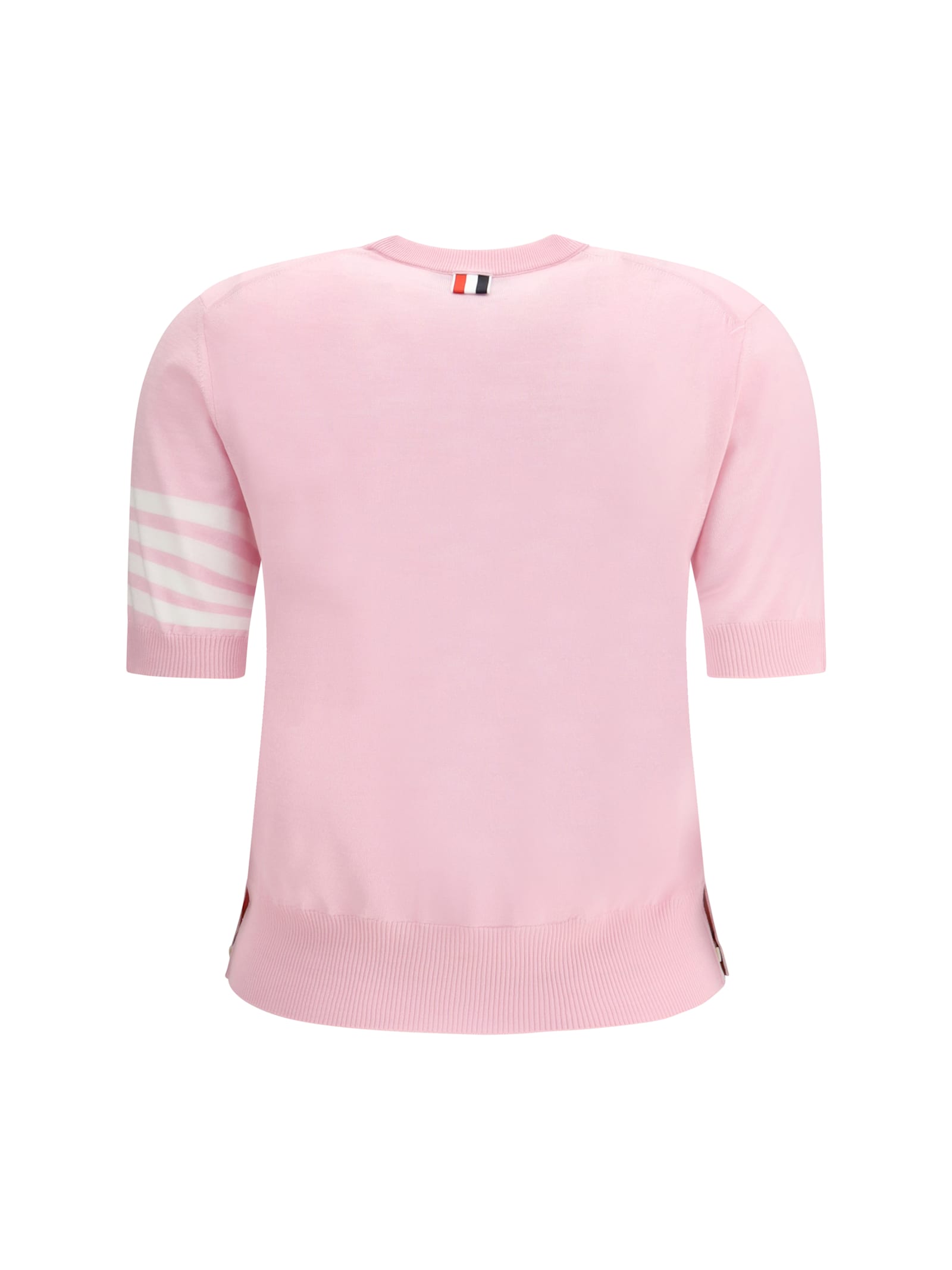 Thom Browne Knit T-shirt In Pink