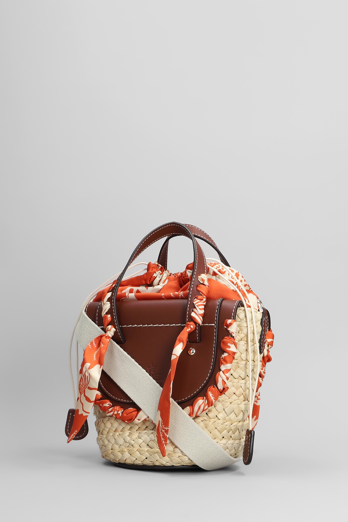 Cuba Lab Habanera Mini Tote In Beige Raffia