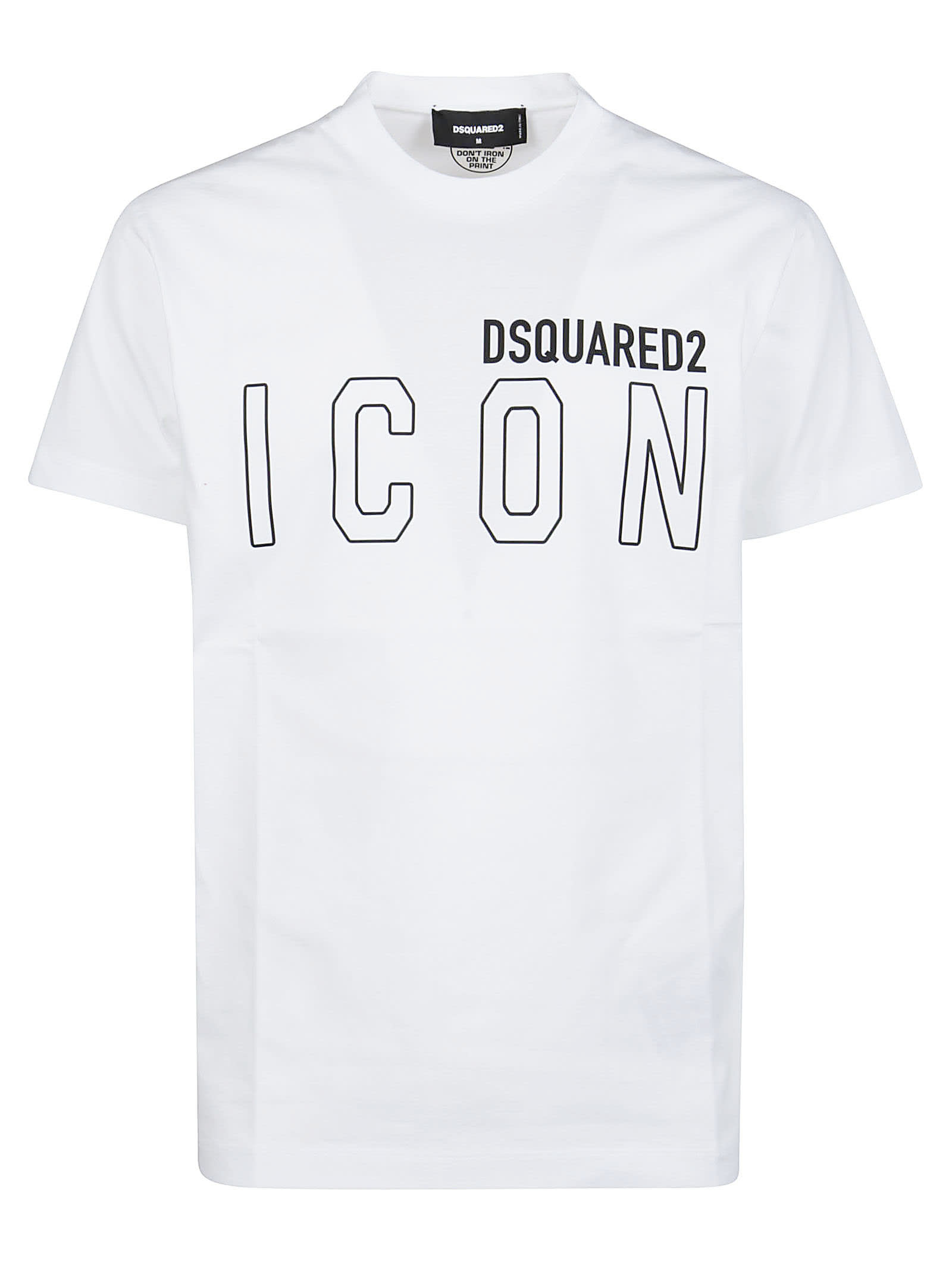 pinion Ønske kom videre Dsquared2 T-shirt Icon Outline Cool In White | ModeSens