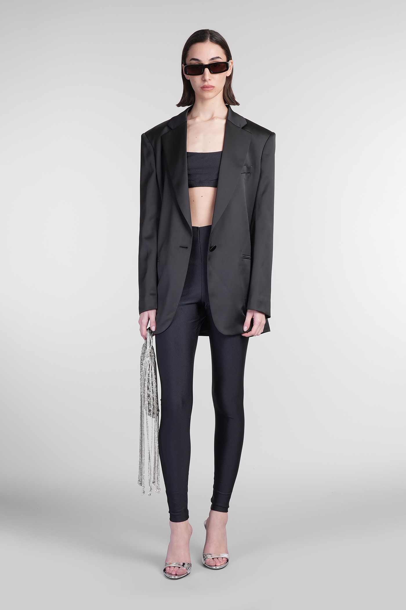 The Andamane Hollywood Topwear In Black Polyamide In Black