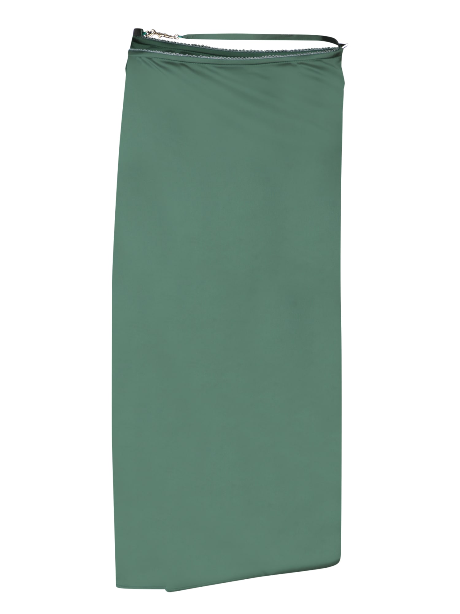 Shop Jacquemus Notte Green Skirt