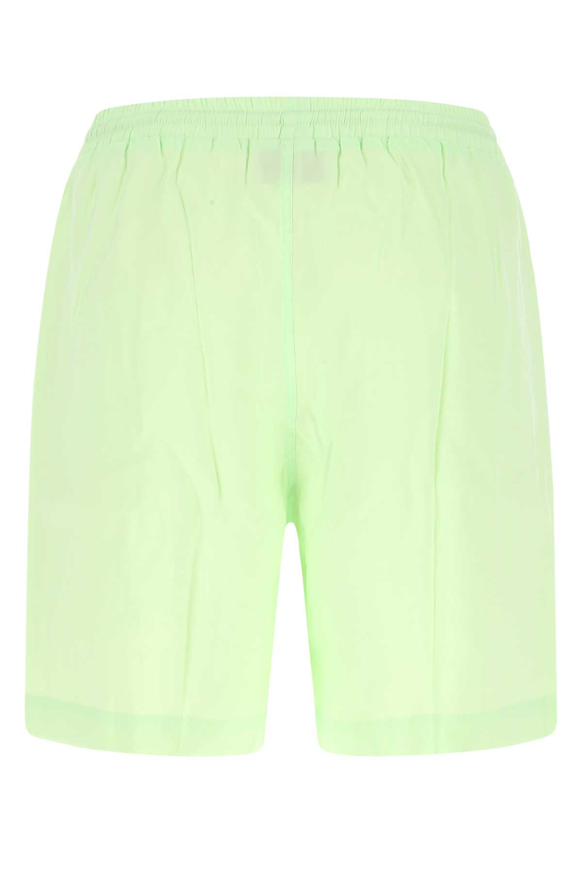 Shop Nanushka Pastel Green Modal Blend Bermuda Shorts In Jade