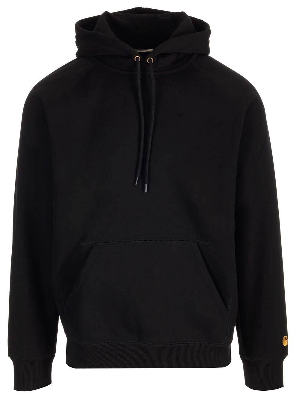 Shop Carhartt Chase Sweatshirt In Black/gold