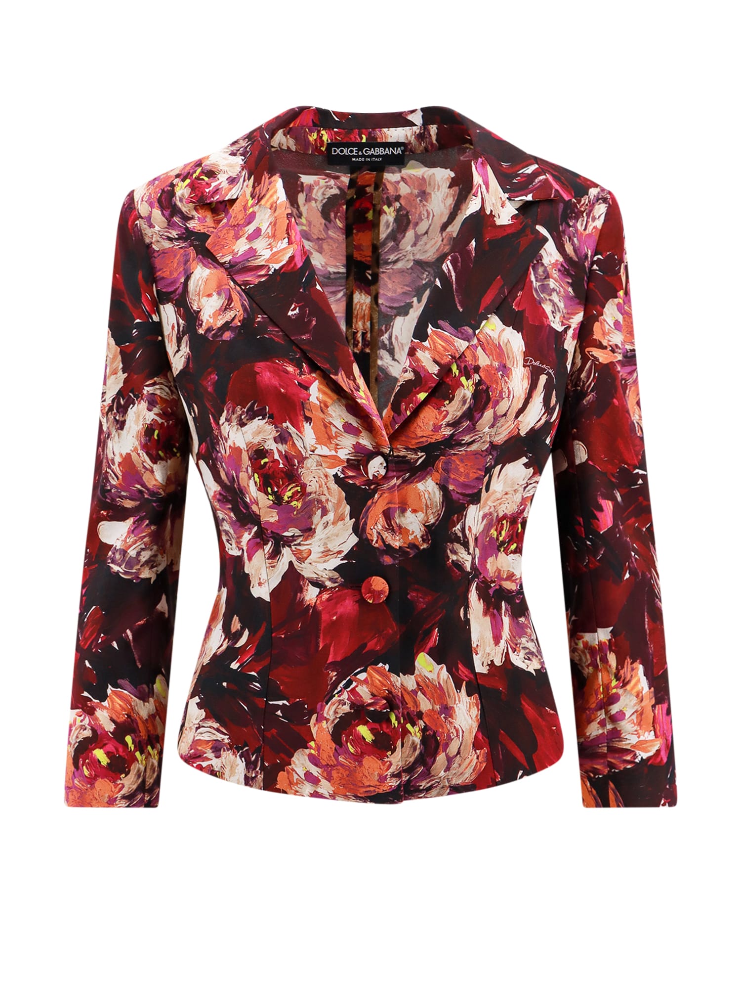 Shop Dolce & Gabbana Blazer In Multicolor