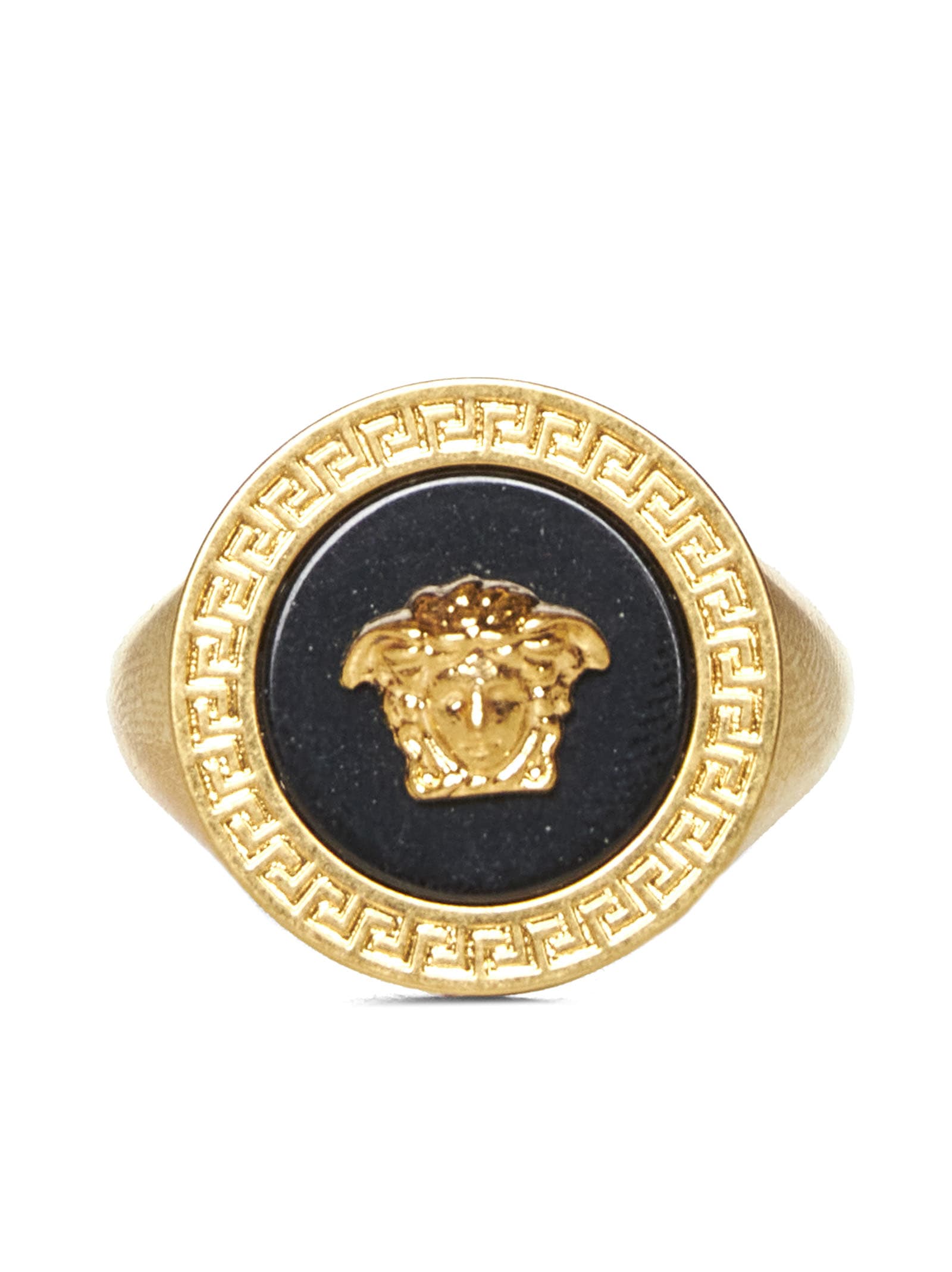 Versace Ring In Oro -nero