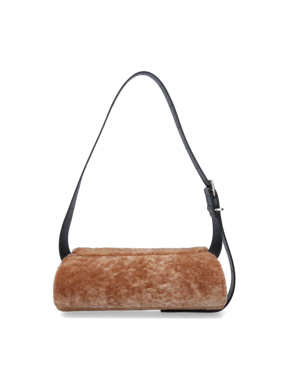 Shop Jil Sander Cannolo Small Crossbody Bag In Brown