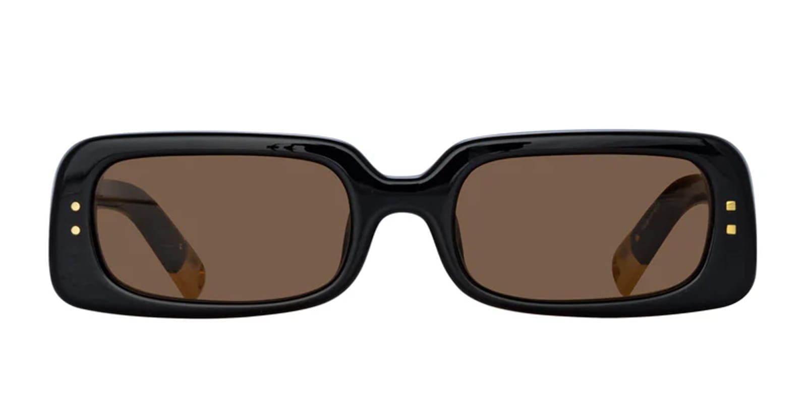 Shop Jacquemus Azzurro - Black Sunglasses In C1