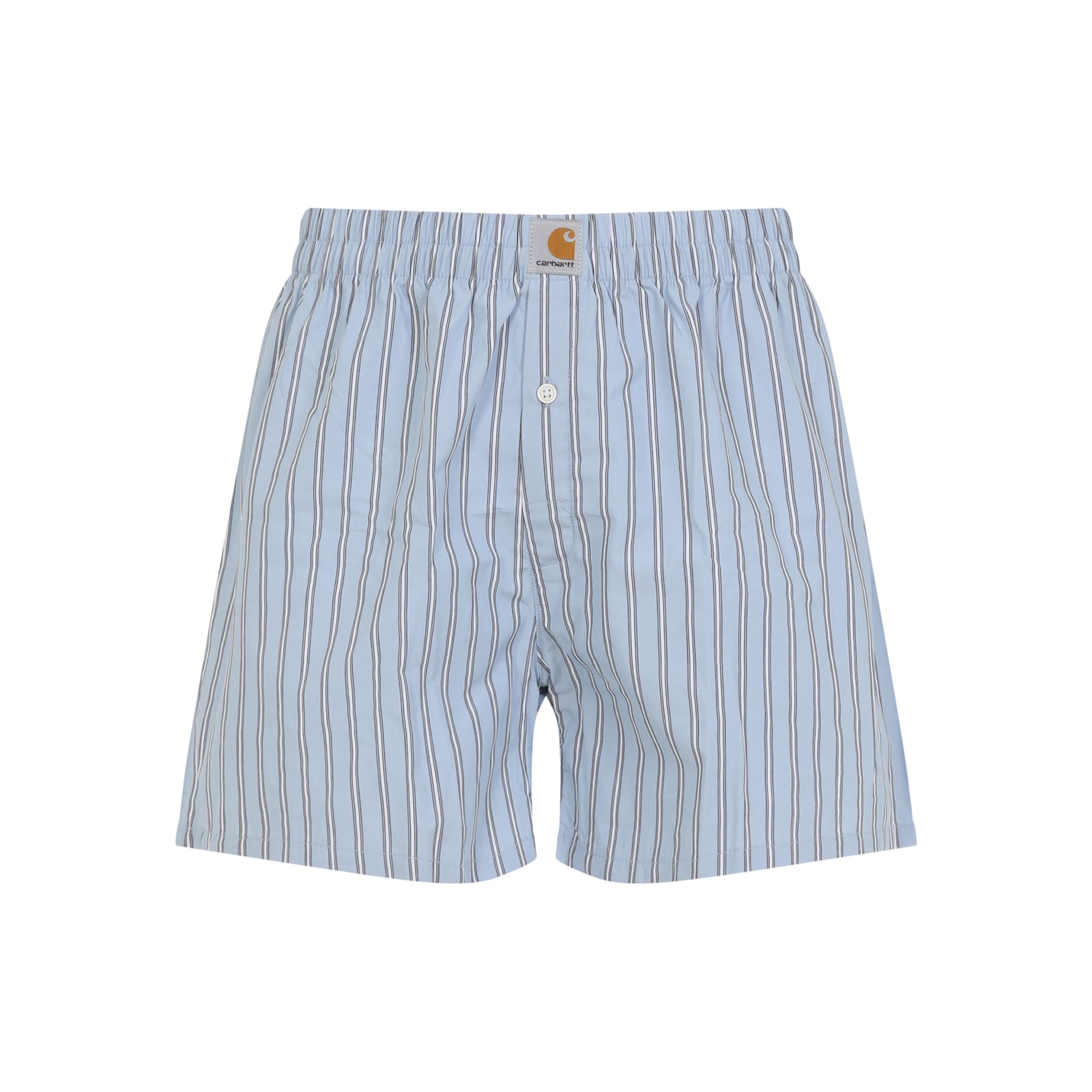 Carhartt Striped Boxer Shorts In Blue