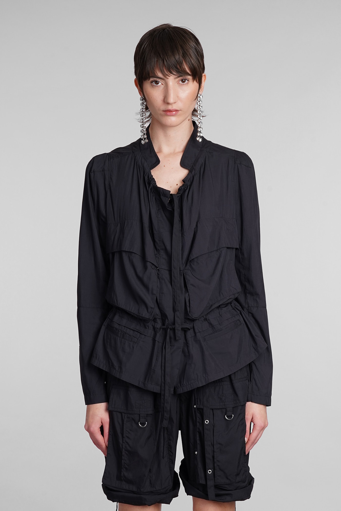 Shop Isabel Marant Nancy Casual Jacket In Black Modal